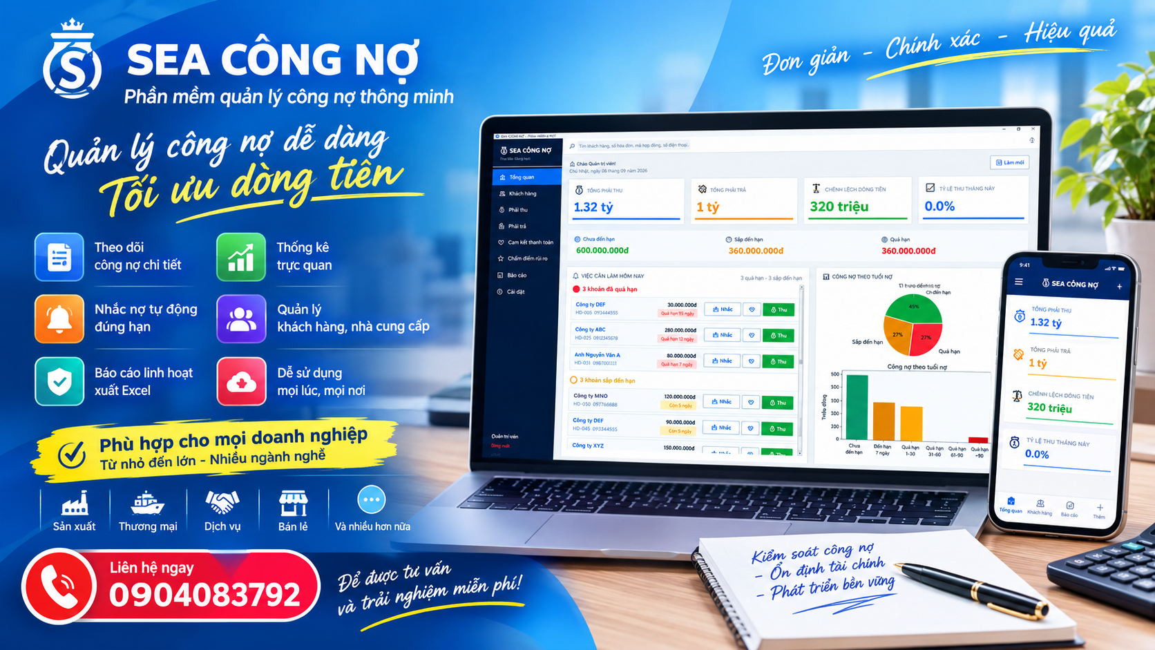 Phần mềm quản lý công nợ